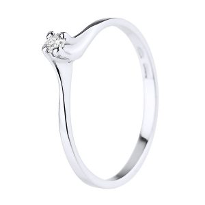 Diadema Womens – Ring – Diamonds – White Gold – Measurement S