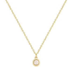 Glanzstücke München Womens Female Sterling Silver Necklace – Gold – One Size
