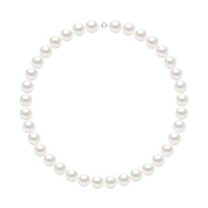 Ateliers Saint Germain Womens Necklace – Row of Real Cultured Freshwater Pearls Round 12-13 mm – White White Gold – One Size