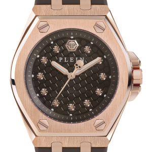 Philipp Plein Extreme Lady WoMens Brown Watch PWJAA0422 Silicone – One Size