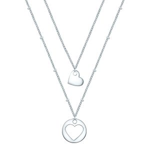 Eastside Womens Feminine Stainless-steel Necklace – Silver Stainless Metal (archived) – One Dimension