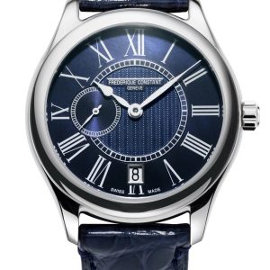 Frederique Constant Frédérique WoMens Blue Watch FC-318MPN3B6 Leather (archived) – One Size