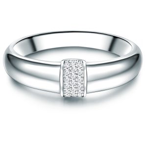 Tresor 1934 Womens Trilani Female Sterling Silver Ring – Size N