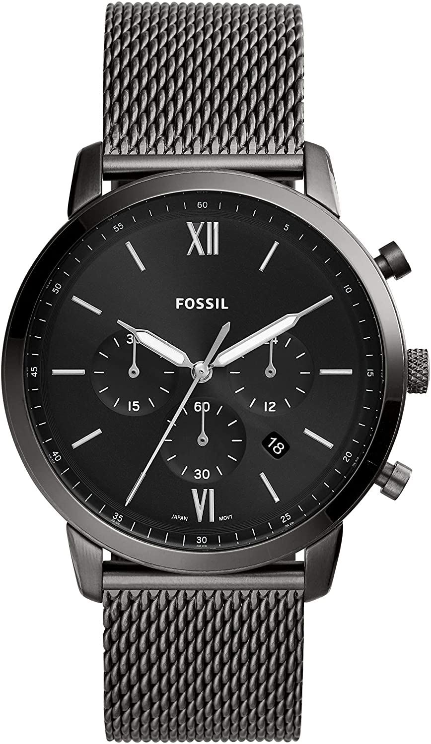 Fossil Neutra Chrono Mens Grey Watch FS5699 Stainless Steel (archived) - One Size