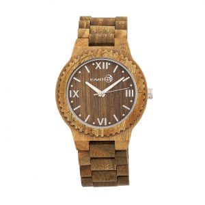 Earth Wood Unisex Bighorn Bracelet Watch – Green – One Size