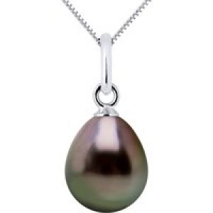Diadema Womens – Pendant – White Gold and Tahitian Pearl – Natural – One Size