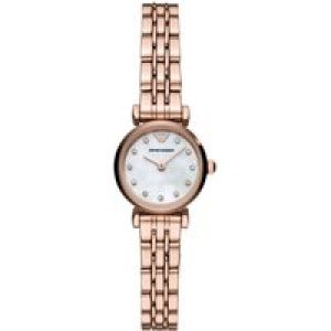 Armani Womens Ladies AR11203 Watch – Rose Gold Stainless Steel – One Size