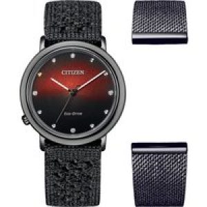 Citizen Ambiluna 10th Anniversary Limited Edition WoMens Black Watch EM1007-47E Fabric – One Size