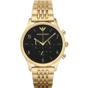 Emporio Armani Mens’ Beta Chronograph Watch AR1893 – Gold Metal – One Size
