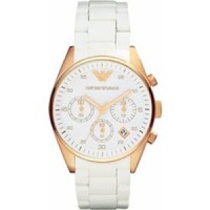Emporio Armani Womens’ Chronograph Watch AR5920 – Rose Gold Metal – One Size