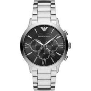 Emporio Armani Mens’ Chronograph Watch AR11208 – Silver Metal – One Size