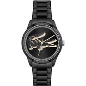 Lacoste Ladycroc WoMens Black Watch 2001192 Stainless Steel – One Size