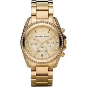 Michael Kors Womens Ladies’ Blair Chronograph Watch MK5166 – Gold Metal – One Size