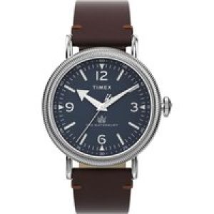 Timex Standard Mens Brown Watch TW2W20400 Leather (archived) – One Size