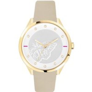 Furla Womens R4251102529 Metropolis 38mm 3H White Dial Grey St – One Size