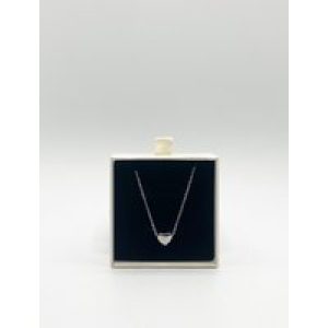 SVNX Womens Small Heart Necklace in Silver – One Size