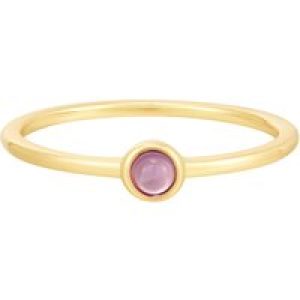Glanzstücke München Womens Female Sterling Silver Ring – Gold – Size I