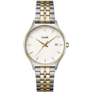 CLUSE Gold Combine Hyperlinks Minuit Date Watch – Gold