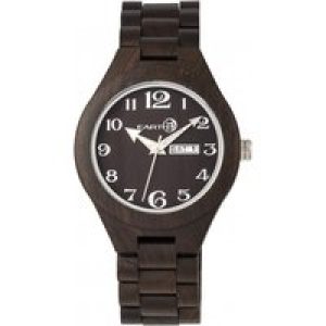 Earth Wood Unisex Sapwood Bracelet Watch w/Date – Brown – One Size