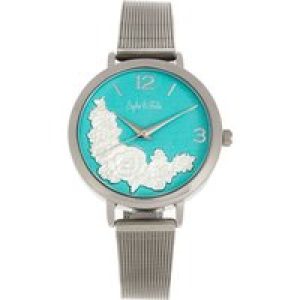 Sophie & Freda Womens and Lexington Bracelet Watch – Turquoise Stainless Steel – One Size