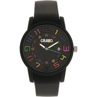 Crayo Festival Unisex Watch w/ Date - Black Stainless Steel - One Size - Image 2