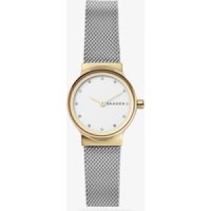 Skagen Ladies Freja Two Colour White Dial Bracelet Watch SKW2666
