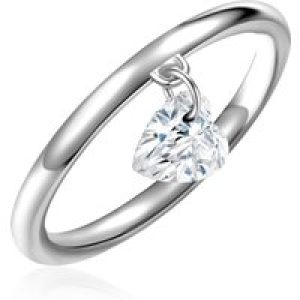 Glanzstücke München Womens Feminine Sterling Silver Ring – Measurement M