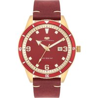 Rhodenwald & Söhne Mens Male Authentic leather-based watch - Gold Stainless Metal (archived) - One Measurement - Image 2