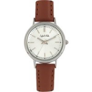 Sophie & Freda Womens Berlin Leather-Band Watch – Bronze – One Size