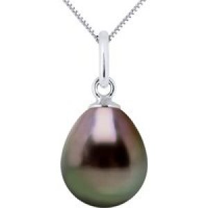 Diadema Womens – Pendant – White Gold and Tahitian Pearl – Natural – One Size
