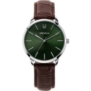 Orphelia Winston Mens Brown Watch OR61904 Leather – One Size