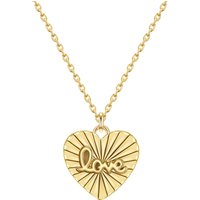 Glanzstücke München Womens Female Sterling Silver Necklace - Gold - One Size - Image 2