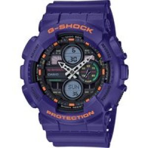 Casio G-shock Mens Purple Watch GA-140-6AER – One Size