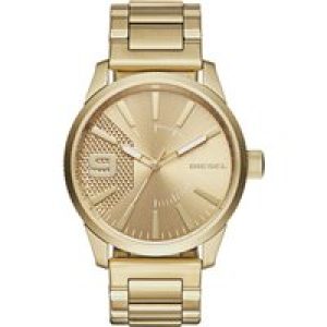 Diesel Rasp Mens Gold Watch DZ1761 Stainless Steel – One Size