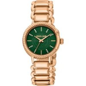 Roberto Cavalli RC5L020M0075 Womens Quartz Stainless Steel Dark Green 5 ATM 30 mm Watch – One Size
