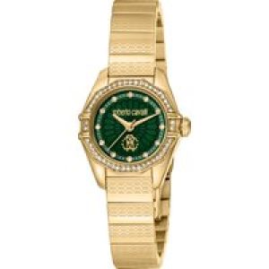 Roberto Cavalli Womens RC5L054M0065 Women Quartz Dark Green Stainless Steel 5 ATM 26 mm – One Size