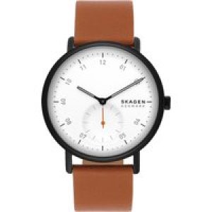 Skagen Kuppel Mens Brown Watch SKW6889 Leather (archived) – One Size