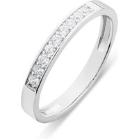 Argento Silver Part Eternity Band Ring - 56 - Image 2