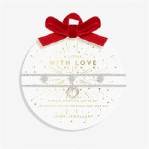 Joma A Little With Love Hearts Set of two Bracelets – Silver