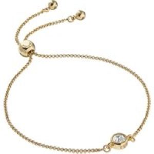 Ted Baker Gold Crystal Pull Chain Bracelet – 20cm