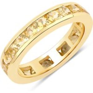 Rafaela Donata Womens Khushi Female Sterling Silver Ring – Gold – Size N