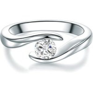 Tresor 1934 Womens Trilani Female Sterling Silver Ring – Size P