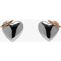 Olivia Burton Classic Knot Heart Stainless-Steel and Rose Gold Tone Stud Earrings 24100038 - Image 2