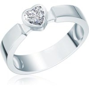 Rafaela Donata Womens Feminine Sterling Silver Ring – Dimension N