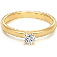 Tresor 1934 Womens Trilani Female Sterling Silver Ring - Gold - Size U - Image 2