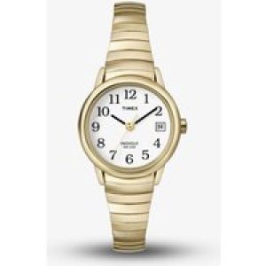 Timex Ladies Easyreader Gold Plated Watch T2H351