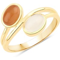 Rafaela Donata Womens Khushi Feminine Sterling Silver Ring - Gold - Measurement P - Image 2