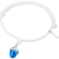 Eastside Womens Feminine Textile Bracelet - White Stainless Metal (archived) - One Measurement - Image 2