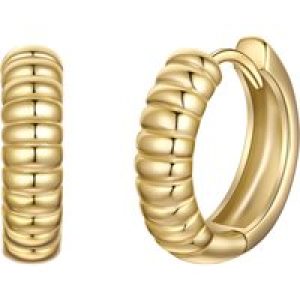 Rafaela Donata Womens Feminine Sterling Silver Earring – Gold – One Measurement