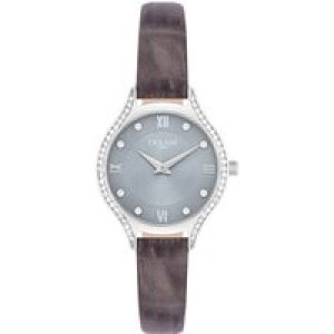 Tresor 1934 Womens Trilani Watches Female Genuine leather Watch 26,0 mm – Silver Stainless Steel (archived) – One Size